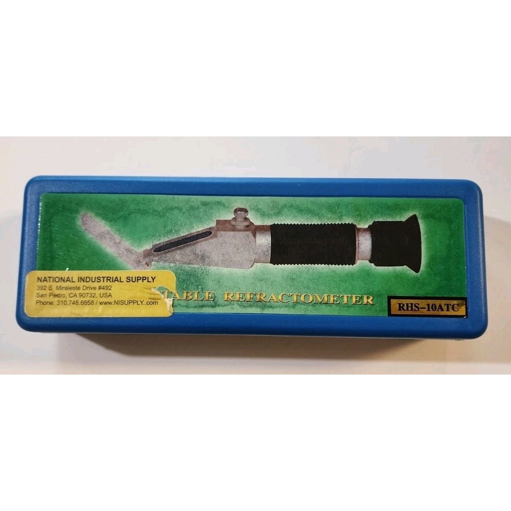 Handheld Brix Refractometer RHS-10ATC Sugar Meter Food Fruit Juice Tester
